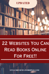 22 websites to read books for free 